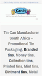 Mobile Screenshot of canit.co.za