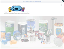 Tablet Screenshot of canit.co.za